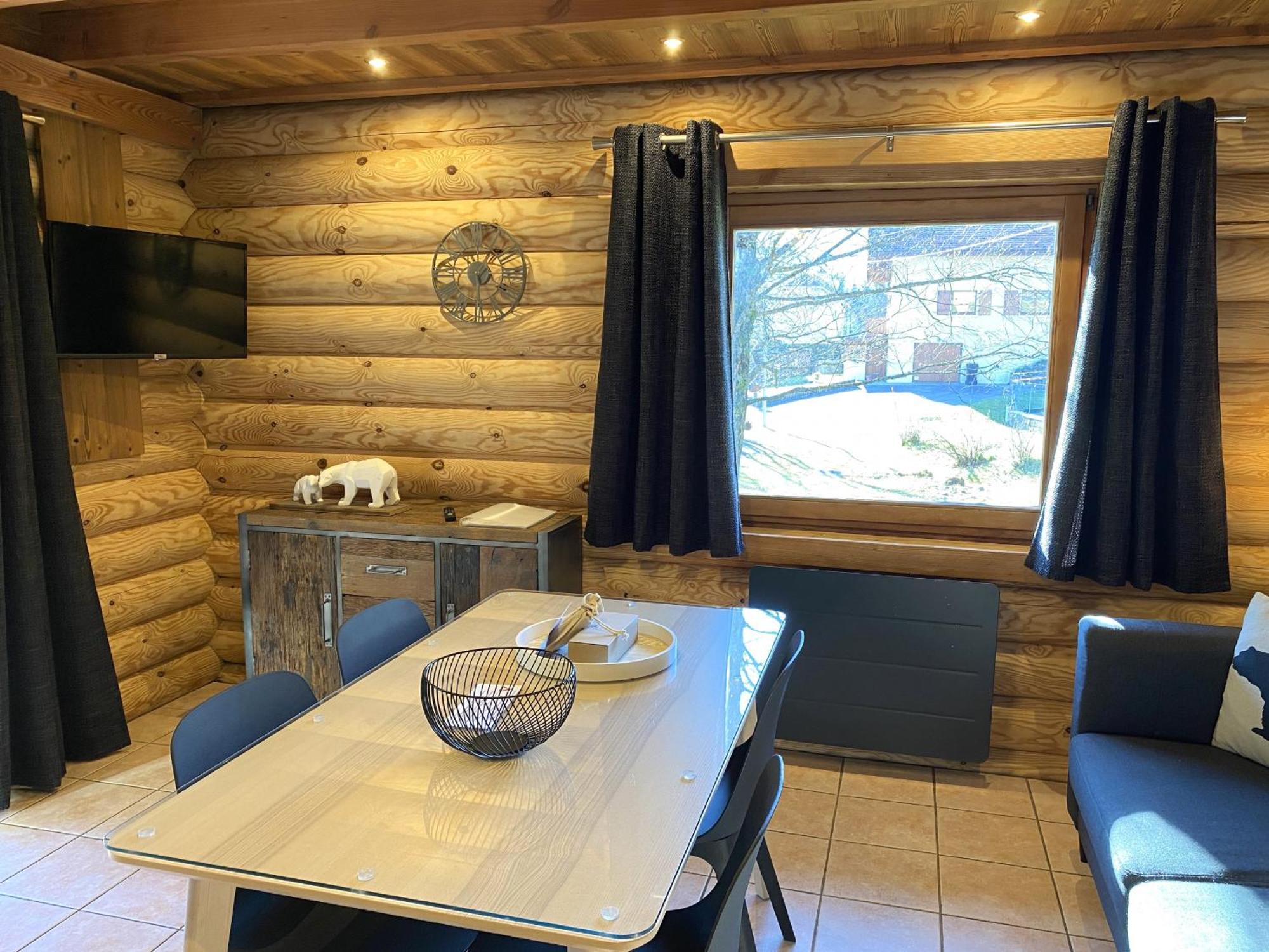 L'Oursblanc Chalet En Rondins La Bresse Zewnętrze zdjęcie